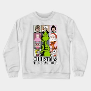 Christmas The Eras Tour Christmas Family And Merry Grinchmas Crewneck Sweatshirt